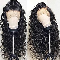 Fashion Plus 32 Inch Loose Wave Lace Front Wigs Human Hair Pre Plucked 180 Density 13X4 Hd Full Lace Frontal Wigs With Baby Hair