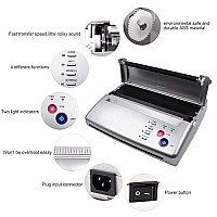 Tatelf Tattoo Printer Tattoo Stencil Printer Transfer Stencil Machine Thermal Copier For Tattooing Silver