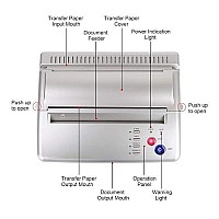 Tatelf Tattoo Printer Tattoo Stencil Printer Transfer Stencil Machine Thermal Copier For Tattooing Silver