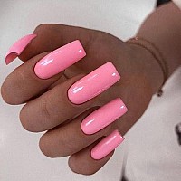 Nhype Gel Polish Uvled Cured Neon Bright Bubblegum Pink 17 Soak Off