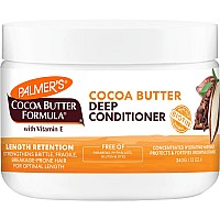 Palmers Cocoa Butter Biotin Length Retention Deep Conditioner Strengthen Nourish And Restore Elasticity And Shine Suitable