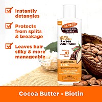 Palmers Cocoa Butter Biotin Length Retention Leavein Conditioner Instant Detangler Soften And Strengthen Textured And Curl