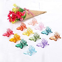 Naisier Hair Claw Clips Jaw Clips 18 Inch 24 Pieces Girls Clear Butterfly Hair Clips Beautiful Butterfly Hair Clips Hair Acces