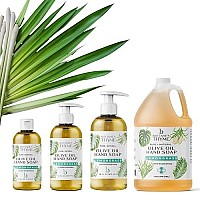 Brittanies Pure Organic Castile Lemongrass Liquid Olive Soap Refill 1 Gallon Made With Natural Luxurious Oils Vegan Glute