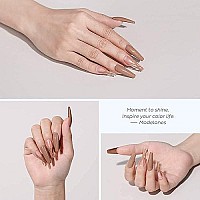 Modelones Gel Nail Polish 15Ml Caramel Coffee Brown Gel Polish Soak Off Led Neutral Nude Brown Color Nail Gel Polish Salon Diy