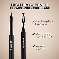 Mented Cosmetics Eyebrow Pencil Eyebrow Stencil Eyebrow Brush High Brow Pencil With Spoolie Natural Looking Brows All Da