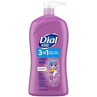 Dial Kids 3In1 Bodyhairbubble Bath Lavender Scent 32 Fl Oz