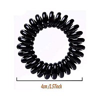 Zborh Spiral Hair Ties 9Pcs Traceless Hair Ring Coil Hair Ties Phone Cord Hair Ties Hair Coils Women Ponytail Holder Elasti