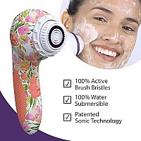 Michael Todd Beauty Soniclear Elite Facial Cleansing Brush System 6Speeds Face Cleansing Brush Exfoliating Body Scrub