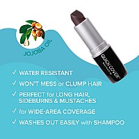 Red By Kiss Quick Cover Root Touch Up Stick Type 2Pcs Waterresistant Temporary Gray Concealer Cover Up Brush For Hair And Beard