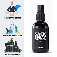 Ballsy Mens Body Groin Deodorant Spray 2Oz Lavender Scent Tea Tree Aloe Vera Extracts Crueltyfree Sulfate Paraben