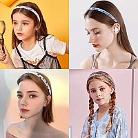 Candygirl Girls Headbands Plain For Kids Cloth Headbands For Girls Gifts Thin Hair Headbands For Toddler Cute Head Bands