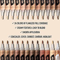 Ruby Kisses Hd Concealer Foundation Brush Flawless Full Coverage Face Makeup Lightweight Highlighter Long Lasting Under Eye Co