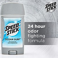 Speed Stick Mens Deodorant Ocean Surf 3 Ounce 4 Pack Packaging May Vary