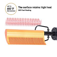 Dan Technology Curved Hot Comb 450 Hot Comb Hair Straightener Ceramic Hot Comb Heat Press Comb Low And High Temperatures Hot C