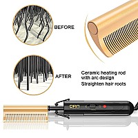 Dan Technology Curved Hot Comb 450 Hot Comb Hair Straightener Ceramic Hot Comb Heat Press Comb Low And High Temperatures Hot C