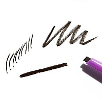 Kosas Brow Pop Longwear Eyebrow Makeup Dualsided Defining Pencil With Castor Oil For Soft Natural Look Of Real Hair Brown