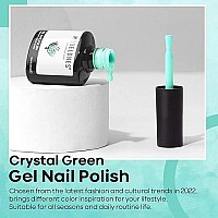 Modelones Gel Nail Polish 15 Ml Pastel Blue Green Solid Color Gel Polish Soak Off Led Highpigmented Shine Long Wear Gel Poli