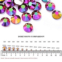 Towenm 3000 Pieces Flatback Rhinestones For Nails 2Mm Glue Fix Glass Flat Back Crystals For Nail Art Face Craft Non Hotfix Fl