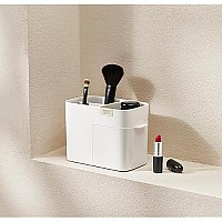 Joseph Joseph 75003 Viva Makeup Cosmetic Storage Organizer With Drawer Small Shell