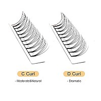 Volume Lash Extensions 4D 007Mm C Curl 8Mm Short Stem Premade Fans Softoptinal 3D4D5D6D7D8D 007010Mm Cd 820Mm Mix9