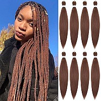 Callia Pre Stretched Braiding Hair 26 Inch 8 Packs Ombre Professional Prestretched Synthetic Braiding Hair Itch Free Yaki Synthe