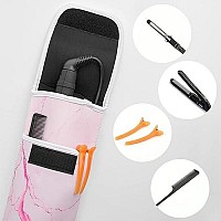 Heat Resistant Neoprene Curling Iron Cover Bag Universal Curling Iron Cover Sleeve Flat Iron Curling Wand Travel Case Pouch Fo