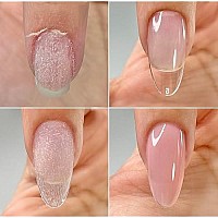 Love Easy Hemafree Builder Base Pink Neutral Gel Nail Polish 2Colors 2Pcs 05 Fl Oz Set