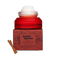 Poppy Pout Natural Lip Scrub Moisturizing Sugar Scrub For Dry Lips Lip Scrubber Exfoliator With Essential Oils Smooths And H