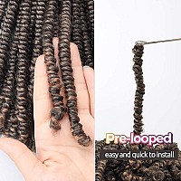 Toyotress Bob Spring Twist Hair 14 Inch 7 Pcs T27 Ombre Gold Cute Versatile Pretwisted Spring Twists Crochet Braids Synthet