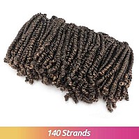 Toyotress Bob Spring Twist Hair 14 Inch 7 Pcs T27 Ombre Gold Cute Versatile Pretwisted Spring Twists Crochet Braids Synthet