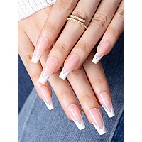 Ebanku French Manicure Kit 4Pcs Nail Art Stamp Kit With Nail Scrapers Silicone Nail Stamper For French Manicure Nail Art French