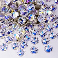 Towenm 720Pcs Glass Flatback Rhinestones Ss20 48Mm Flat Back Crystals For Craft Clothes Nail Face Art Non Hotfix Round Flatba