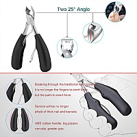 Toenail Clippers For Thick Nails Nail Clippers For Thick Large Nails Ingrown Toenails Podiatrist Toenail Clippers Kits For Ad