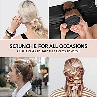 Kitsch Satin Hair Scrunchies For Women Softer Than Silk Scrunchies For Hair Satin Scrunchies For Girls Satin Hair Ties For