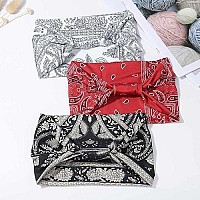 Gortin Boho Wide Headbands African Turban Head Bands Stretch Knotted Head Wraps Floral Elastic Yaga Hair Bands Fashion Hair Acce