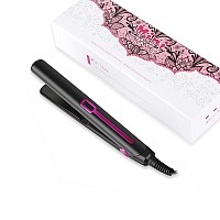 Youuish Mini Hair Straightener Mini Flat Iron For Short Hair And Bangs 07 Inch Small Flat Iron For Travel Dual Voltage Heats