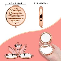 Goddaughter Gifts From Godmother Inspirational Birthday Gifts For Her Compact Makeup Mirror Christian Gifts To My Goddaughter Gi