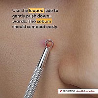 Suvorna Skinpal Milia Remover Tool Pimple Popper Extractor For Pimple Blackhead Whitehead Comedone Acne Zit Blemish Cys