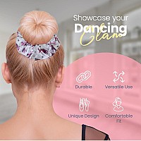 Girls Dance Scrunchie Premium Velvet Elastic Hair Accessories Ballet Slippers Gift For Dancers And Teens