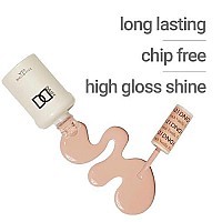 Dnd Gel Polish Set Beige Nude Collection Uvled Gel Polish And Air Dry Nail Lacquer Matching Chipfree Polish Duo 621 French