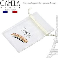 Camila Paris Cp3336 French Hair Barrette Clip For Girls Pinkgreen Rubberized Metal Clasp Strong Hold Grip Hair Clips For Wome