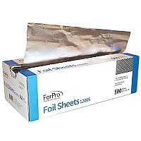 Forpro Professional Collection Embossed Popup Foil Sheets 1200S 12 Aluminium Foil Dispenser For Hair Color Application And