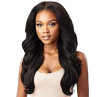 Outre Perfect Hair Line Synthetic 13X6 Faux Scalp Lace Front Wig Julianne 24 2 Dark Brown