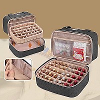 Bafaso Nail Polish Storage Holds 40 Bottles 15Ml 05 Floz And A Nail Lamp Nail Polish Carrying Case With Manicure Tools Se