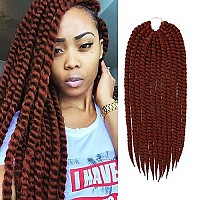 24 Inch 4 Packs Authentic Double Jumbo Senegalese Twist Crochet Braid Hair Havana Twist Crochet Hair Havana Mambo Twist Croche