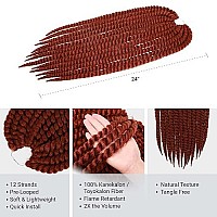 24 Inch 4 Packs Authentic Double Jumbo Senegalese Twist Crochet Braid Hair Havana Twist Crochet Hair Havana Mambo Twist Croche