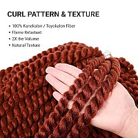 24 Inch 4 Packs Authentic Double Jumbo Senegalese Twist Crochet Braid Hair Havana Twist Crochet Hair Havana Mambo Twist Croche