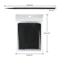 Gcqq 200Pcs Micro Applicator Brushes 2Mm Microswabs Applicators Crystal Micro Swabs For Eyelash Extensions Disposable Micro C