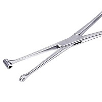 Djciw 6 Tragus Septum Forceps Bucket End Tragus Septum Clamp Pliers316L Stainless Steel Tragus Ear Piercing Forceps Piercing